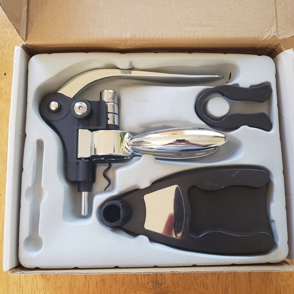 Professional Sommelier Lever-Corkscrew Wine Opener Stainless Steel Screwpull - Picture 5 of 6